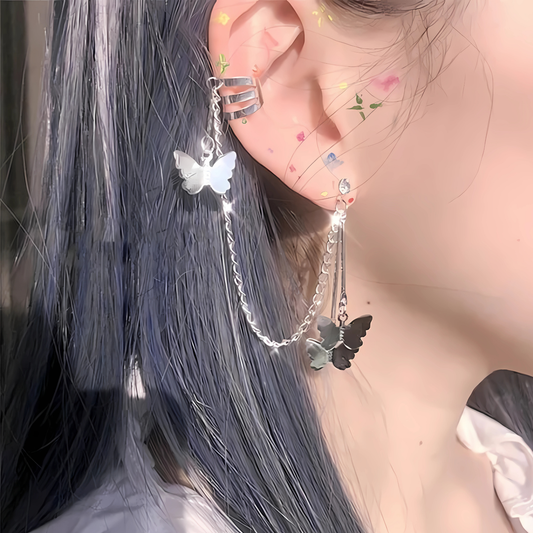 Egirl Style Butterfly Ear Cuff