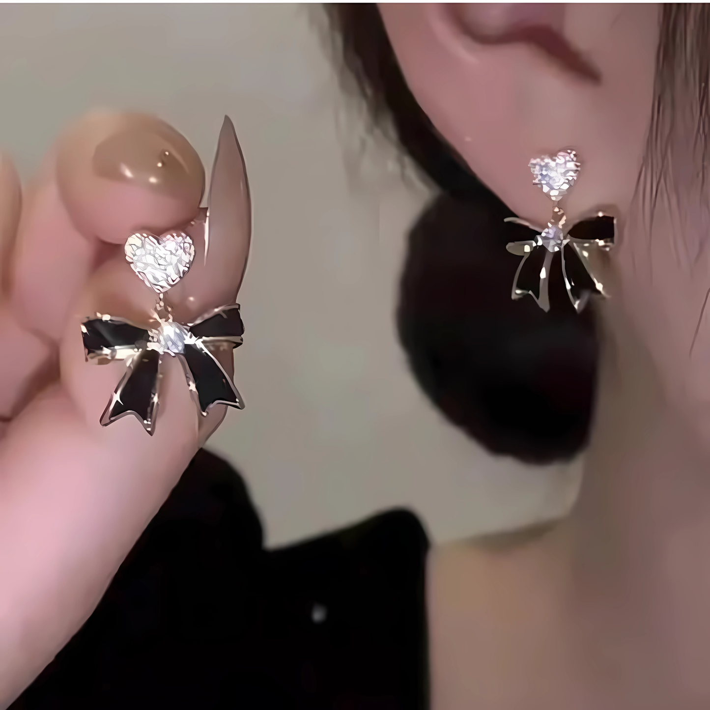 Lovely Bow Stud Earrings for Women