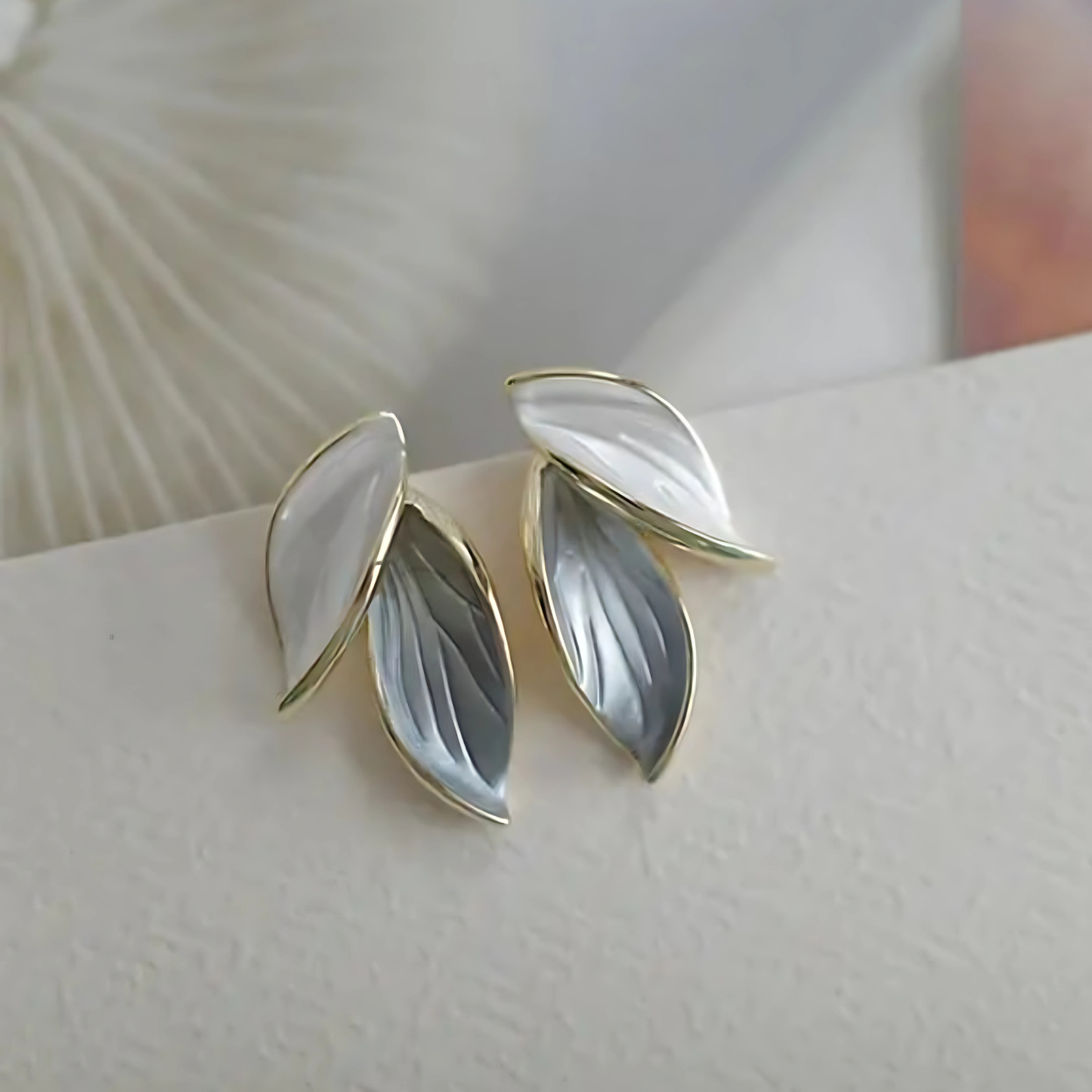 Stylish Leaf Stud Earrings