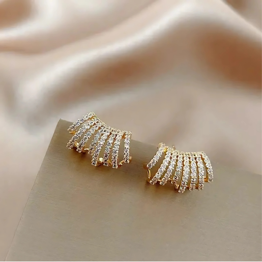 Trendy Gold Ear Climber Jewelry