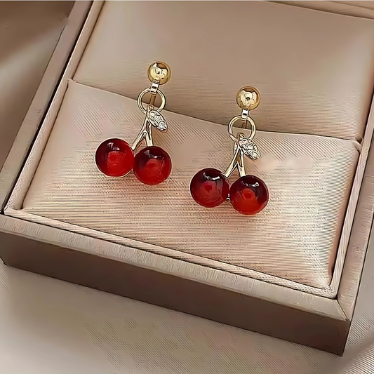 Stylish Cherry Earrings