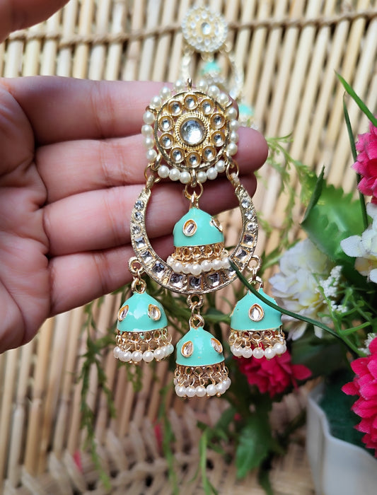 Pastel Green Latkan Jhumka