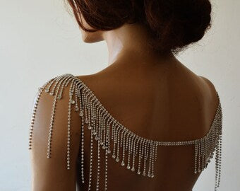 Dazzling Rhinestone Multipurpose Shoulder Chain to match with every Outfit