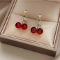 Stylish Cherry Earrings