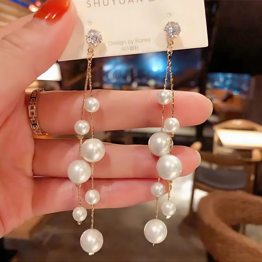 Fashionable Long Drop Earrings